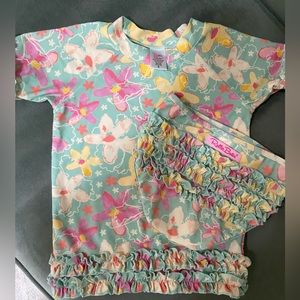 Girls size 6 Ruffle Butts two piece! Worn twice.